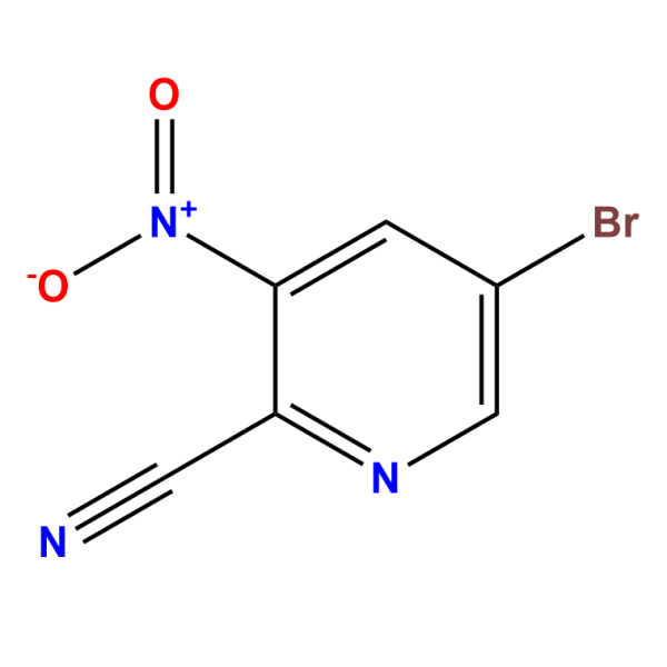 5-Bromo-3-nitropyridine-2-carbonitrile